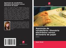 Bookcover of Aquisição de vocabulário: Glossário electrónico versus dicionário de papel