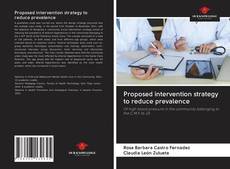 Borítókép a  Proposed intervention strategy to reduce prevalence - hoz