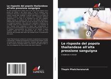 Couverture de Le risposte del popolo thailandese all'alta pressione sanguigna