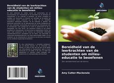 Capa do livro de Bereidheid van de leerkrachten van de studenten om milieu-educatie te beoefenen 