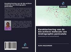 Karakterisering van de bio-actieve molecule van Andrographis paniculata kitap kapağı