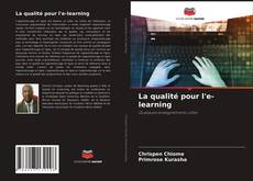 Portada del libro de La qualité pour l'e-learning