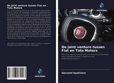 Buchcover von De joint venture tussen Fiat en Tata Motors