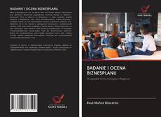 BADANIE I OCENA BIZNESPLANU的封面