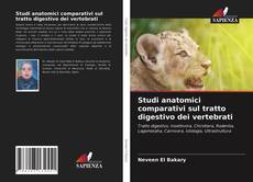 Buchcover von Studi anatomici comparativi sul tratto digestivo dei vertebrati