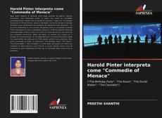 Buchcover von Harold Pinter interpreta come "Commedie of Menace"