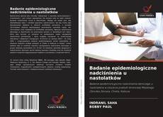 Portada del libro de Badanie epidemiologiczne nadciśnienia u nastolatków