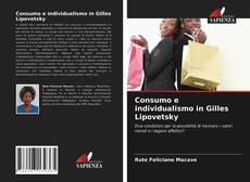 Consumo e individualismo in Gilles Lipovetsky kitap kapağı