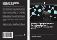 Couverture de Algunas innovaciones en la metodología del quirófano: Optimización lineal