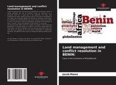 Land management and conflict resolution in BENIN: kitap kapağı