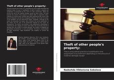 Capa do livro de Theft of other people's property: 