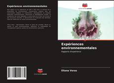 Expériences environnementales kitap kapağı