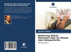 Buchcover von Belehrung älterer Menschen über ihr Wissen über Osteoarthritis