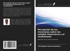 Bookcover of Percepción de los inversores sobre los estados financieros y el rendimiento