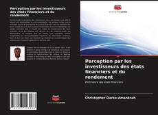 Обложка Perception par les investisseurs des états financiers et du rendement