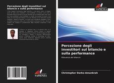 Percezione degli investitori sul bilancio e sulla performance kitap kapağı