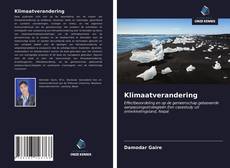 Bookcover of Klimaatverandering