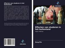 Bookcover of Effecten van studeren in het buitenland