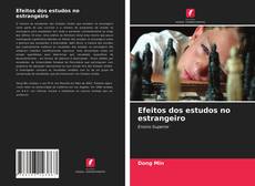 Buchcover von Efeitos dos estudos no estrangeiro