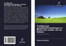 Bookcover of Traditionele grondbezitinstellingen in Afrika ten zuiden van de Sahara