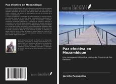 Portada del libro de Paz efectiva en Mozambique