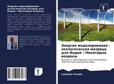 Bookcover of Энергия моделирования - экологическая матрица для Индии : Некоторые вопросы