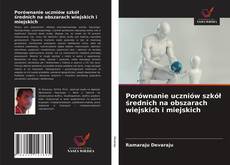 Bookcover of Porównanie uczniów szkół średnich na obszarach wiejskich i miejskich