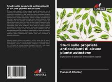 Bookcover of Studi sulle proprietà antiossidanti di alcune piante autoctone