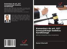 Capa do livro de Komentarz do art. 627 tunezyjskiego kodeksu handlowego 