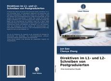 Capa do livro de Direktiven im L1- und L2-Schreiben von Postgraduierten 