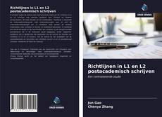Buchcover von Richtlijnen in L1 en L2 postacademisch schrijven