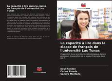 Capa do livro de La capacité à lire dans la classe de français de l'université Las Tunas 