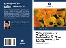 Bookcover of Wahrnehmungen von Pflegekräften zu Barrieren bei der Pflege am Lebensende in der Geriatrie