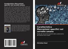 Portada del libro de Caratteristica Meccanismi specifici nel cervello umano