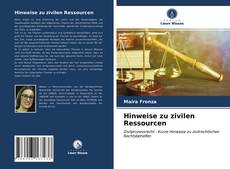 Buchcover von Hinweise zu zivilen Ressourcen