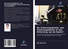 Capa do livro de De Schorsingsboete: een Schorsingsboete of een Schorsing van de boete? 