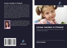 Capa do livro de Leraar worden in Finland 