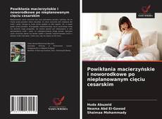 Bookcover of Powikłania macierzyńskie i noworodkowe po nieplanowanym cięciu cesarskim