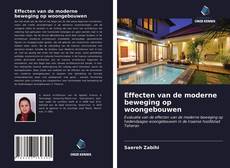 Buchcover von Effecten van de moderne beweging op woongebouwen