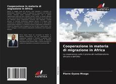 Borítókép a  Cooperazione in materia di migrazione in Africa - hoz