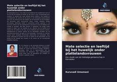 Bookcover of Mate selectie en leeftijd bij het huwelijk onder plattelandsvrouwen