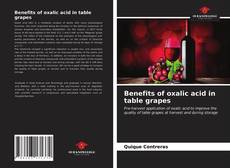 Borítókép a  Benefits of oxalic acid in table grapes - hoz