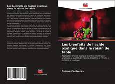 Buchcover von Les bienfaits de l'acide oxalique dans le raisin de table