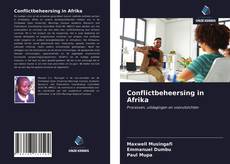 Bookcover of Conflictbeheersing in Afrika