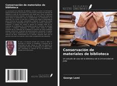 Conservación de materiales de biblioteca kitap kapağı