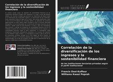 Portada del libro de Correlación de la diversificación de los ingresos y la sostenibilidad financiera