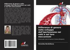 Capa do livro de Differenze di genere nello sviluppo dell'ipertensione nei ratti e nei loro meccanismi 
