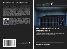 Couverture de De la formalidad a la informalidad