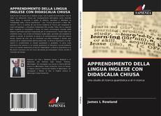 APPRENDIMENTO DELLA LINGUA INGLESE CON DIDASCALIA CHIUSA kitap kapağı