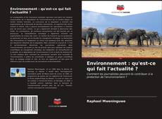 Обложка Environnement : qu'est-ce qui fait l'actualité ?